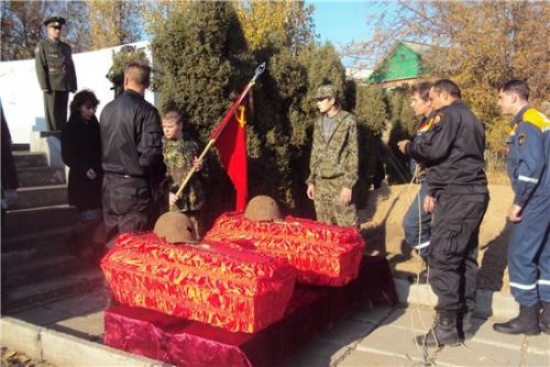Перезахоронение солдат ВОВ